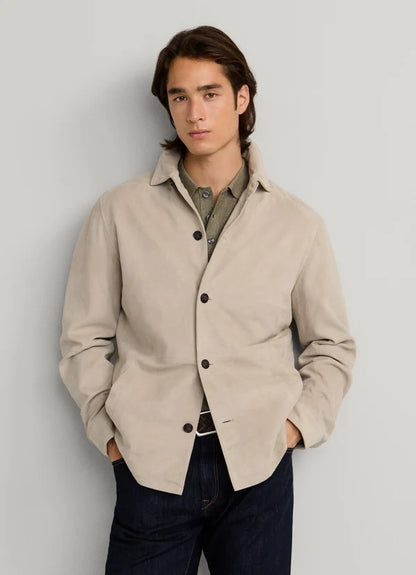Suede Overshirt