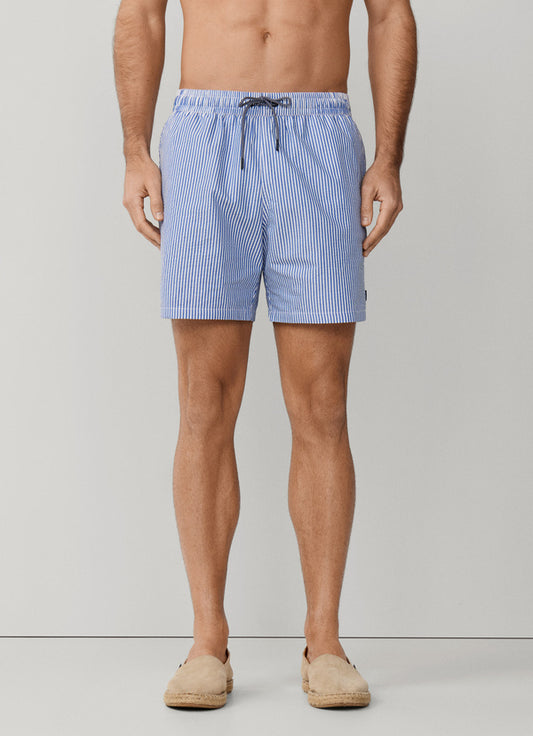 Seersucker Swim Shorts