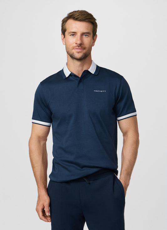 Classic Fit Short Sleeve Club Collar Polo