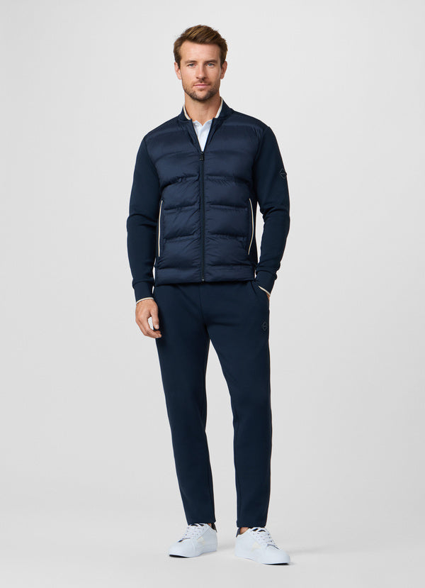 Quilted Bomber Jacket Sweat