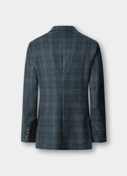 Wool Check Blazer