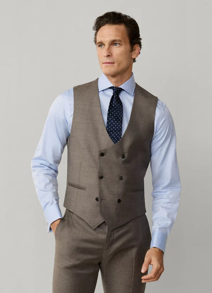 Wool Stretch Twill Waistcoat