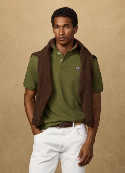Classic Fit Short Sleeve Badge Polo