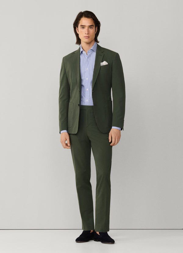 Slim Fit Formal Seersucker Trouser