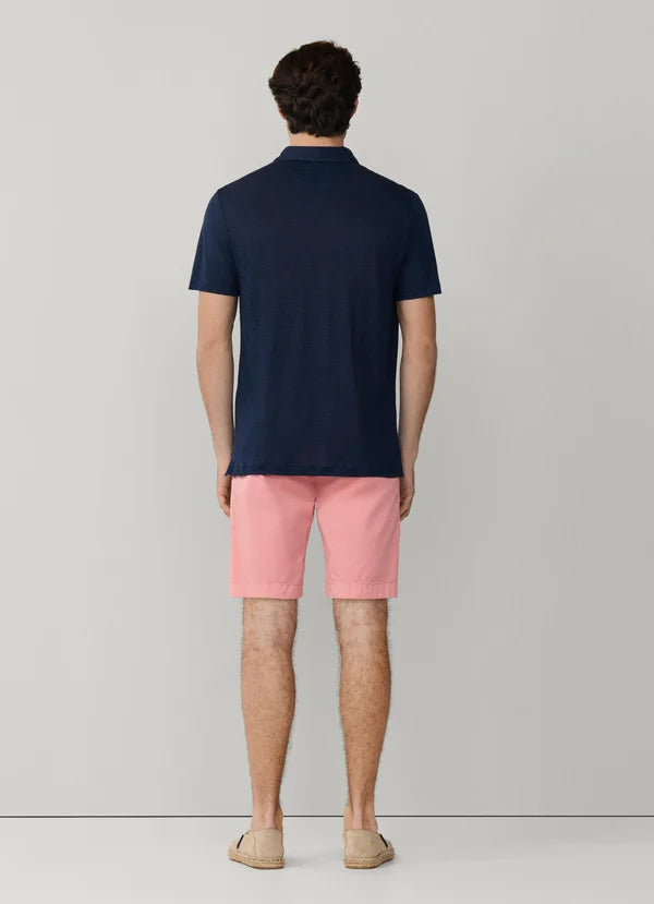 Classic Fit Short Sleeve Linen Polo