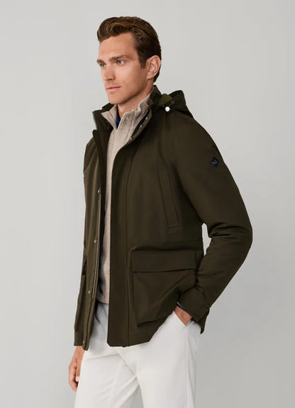 Water Resistant Hooded Car Coat
