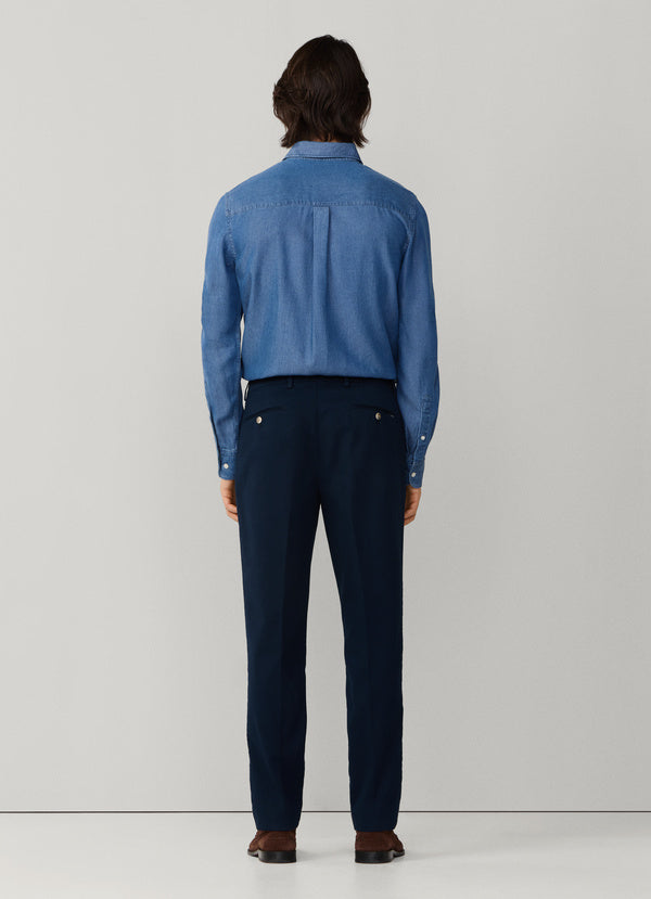 Sloane Tapered Fit Tricotine Trouser