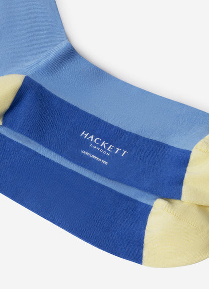 Combed Cotton Colour Block Socks