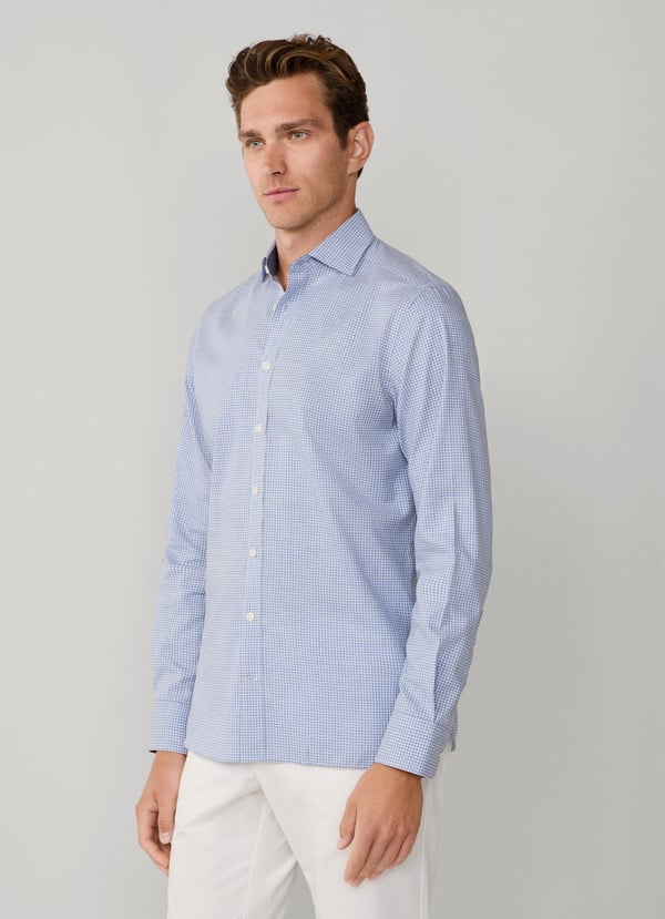 Tailored Fit Flannel Check Shirt