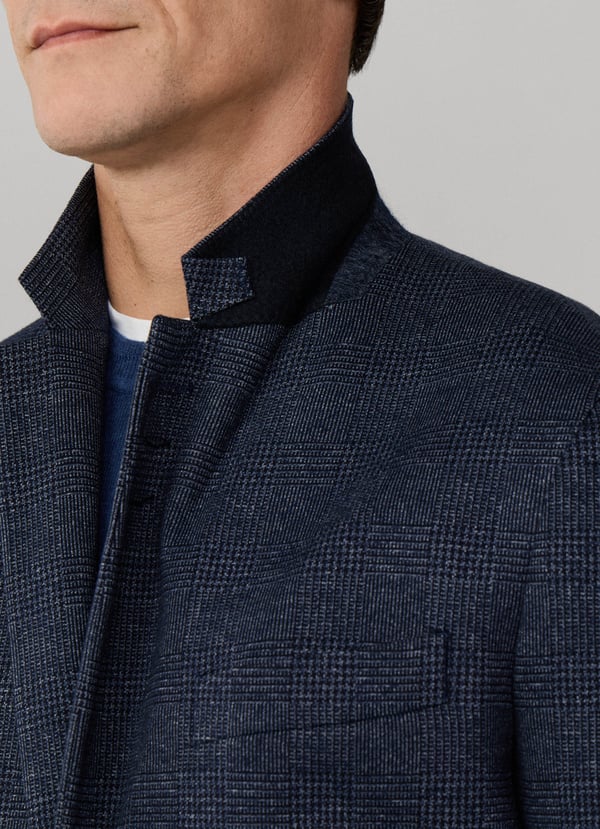 Jersey Glencheck Blazer
