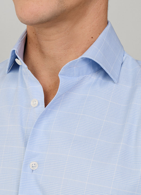 Classic Fit Formal Prince Of Wales Shirt