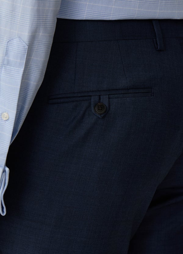 Wool Sharkskin Suit - Woven In Italy