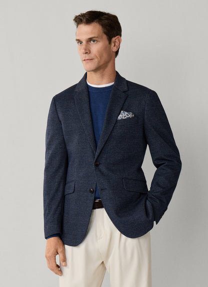 Jersey Glencheck Blazer