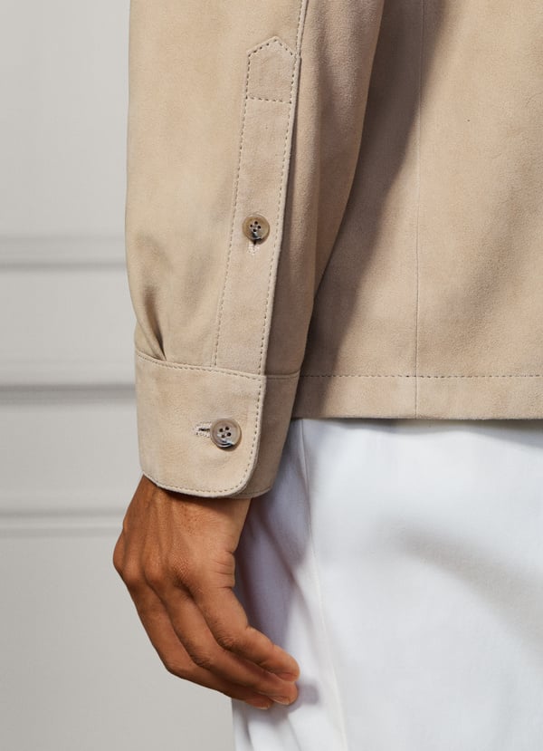 Suede Overshirt