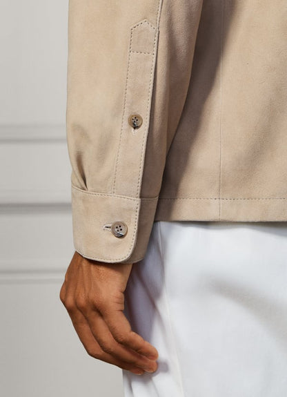 Suede Overshirt