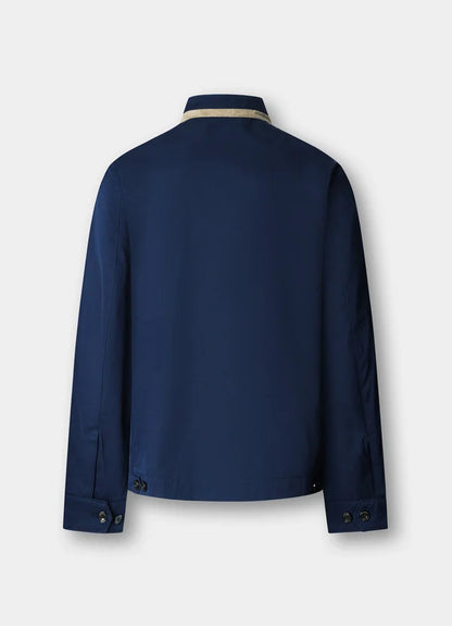 Cotton Blend Harrington Jacket