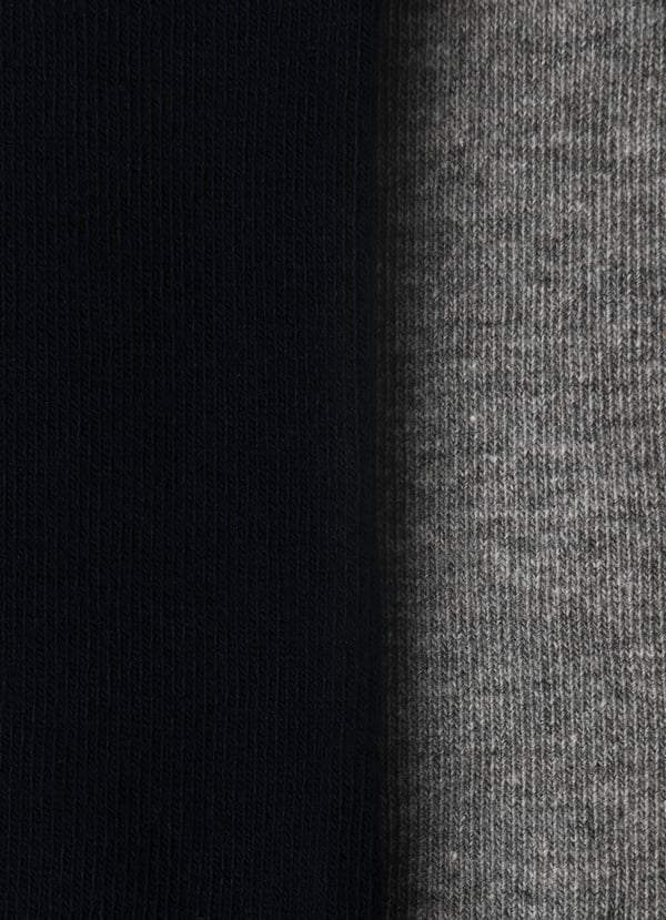 Two Pack Solid Trainer Socks