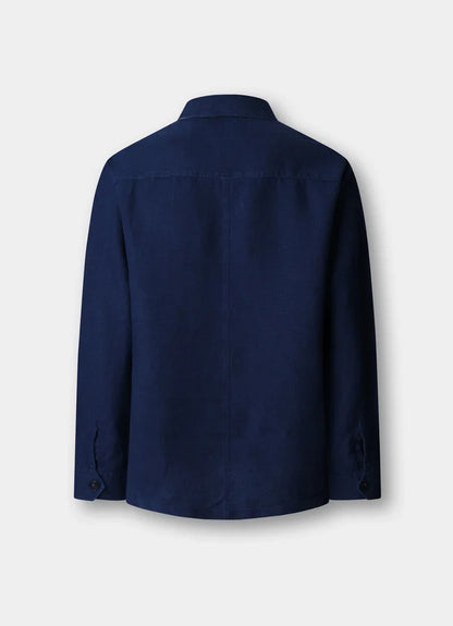 Linen Field Jacket Overshirt