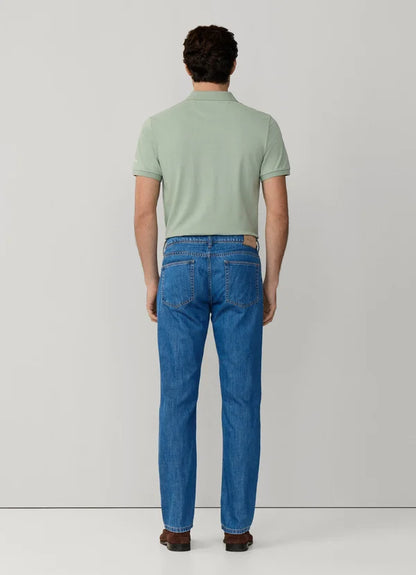 Classic Fit Cotton-Linen Blend Denim