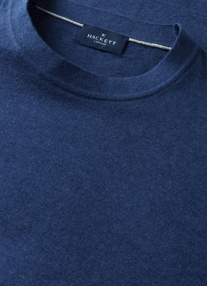 Cotton-Linen Knitted Short Sleeve T-Shirt