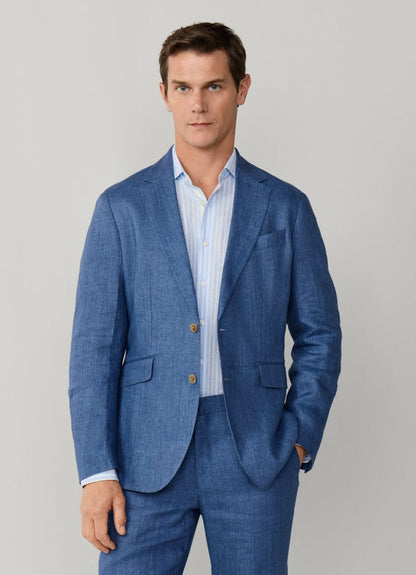 Linen Delave Hopsack Blazer