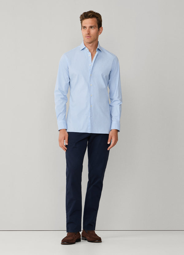 Tailored Fit Stretch Poplin Shirt