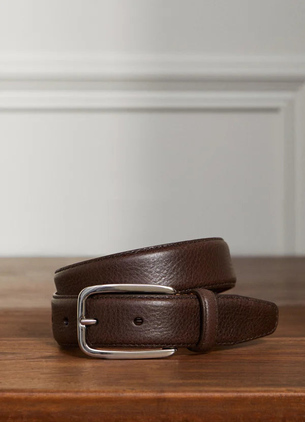 Formal Leather Dress Belt