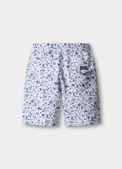 Resort Print Swim Trunk