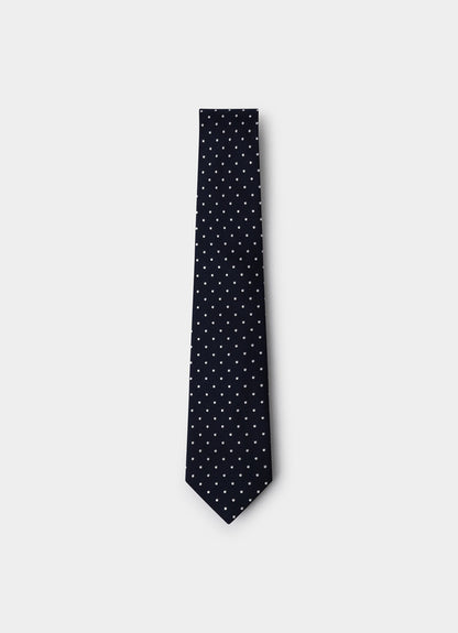 Mayfair Dot Silk Twill Tie
