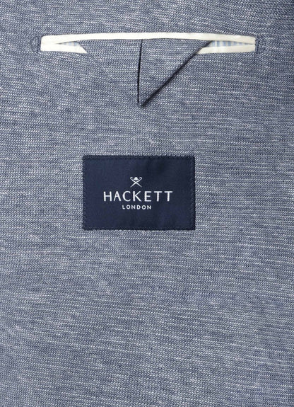 Cotton-Linen Textured Jersey Blazer