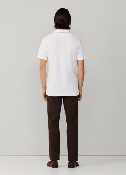 Classic Fit Short Sleeve Textured Knit Polo