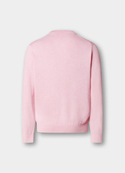 Cotton-Silk Crew-Neck Jumper