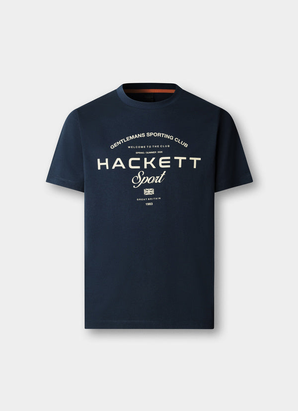 Classic Fit Branded Club Graphic T-Shirt