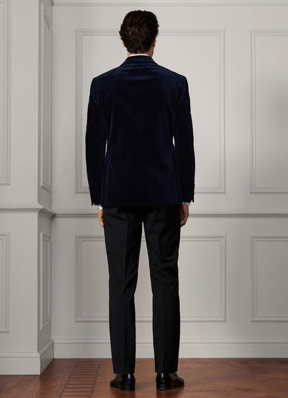 Peak Lapel Velvet Jacket
