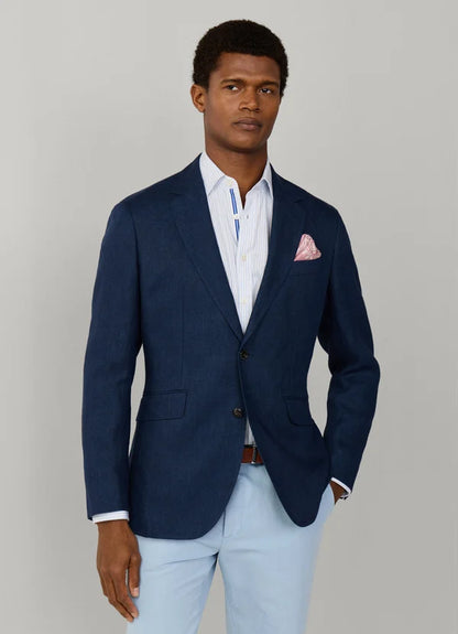 Linen Delave Hopsack Blazer