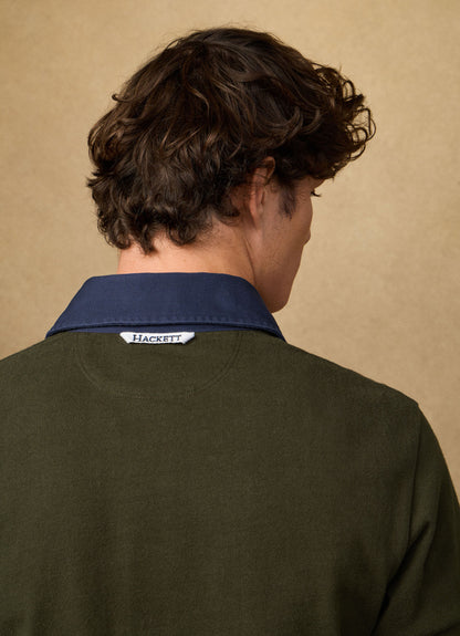 Classic Fit Long Sleeve Peaks Rugby