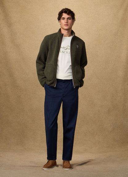 Classic Fit Full Zip Fleece Jacket