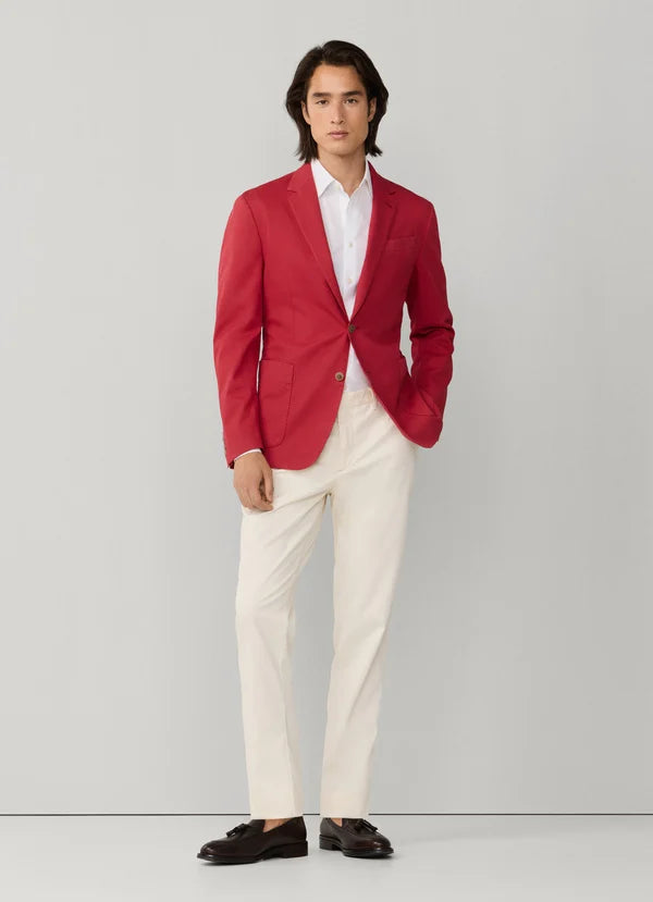 Stretch Cotton Garment Dyed Blazer