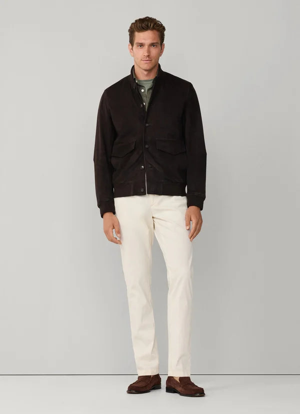 Suede Bomber Jacket
