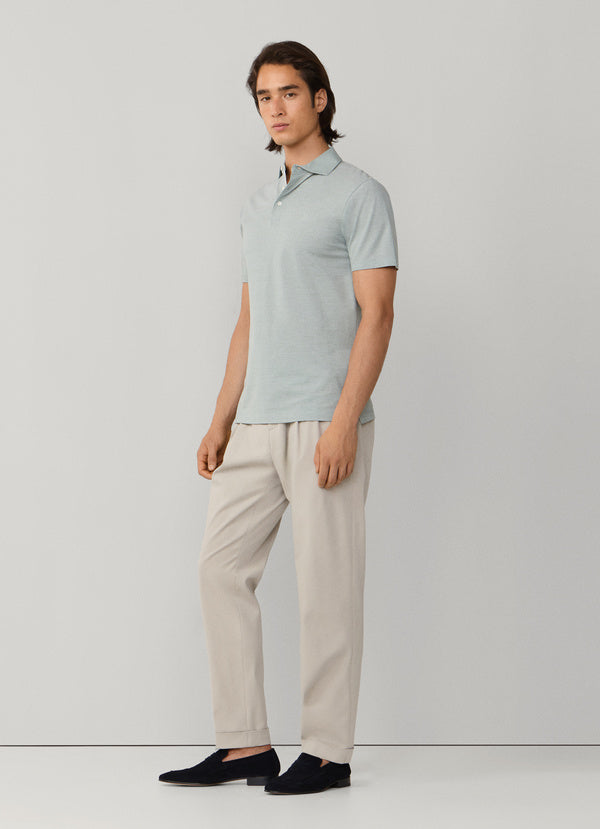 Regular Fit Double Pleat Chino