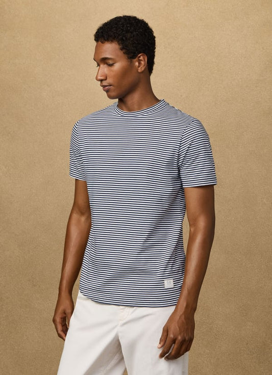 Classic Fit Short Sleeve Striped T-Shirt