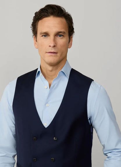 Wool Stretch Twill Waistcoat