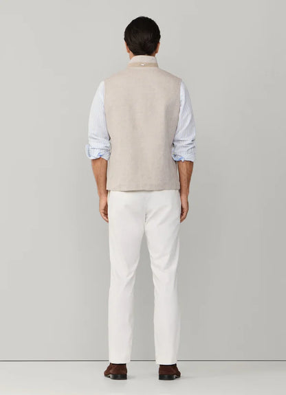 Cotton-Linen Textured Gilet