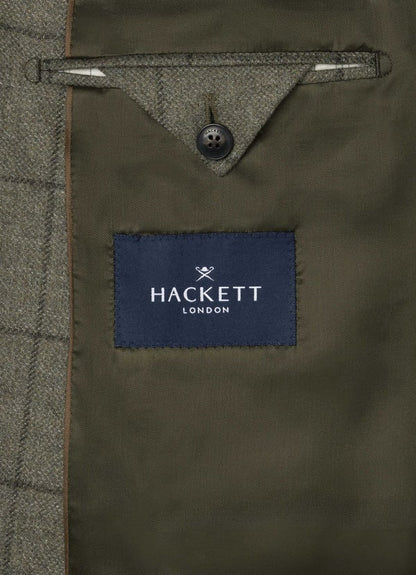 Wool Windowpane Blazer