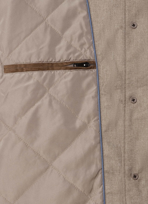 Herringbone Shirt Jacket