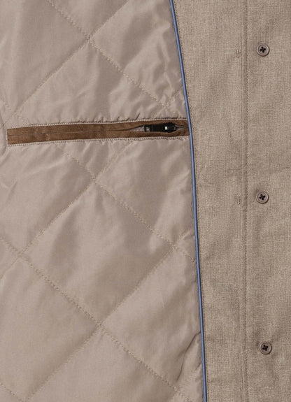 Herringbone Shirt Jacket