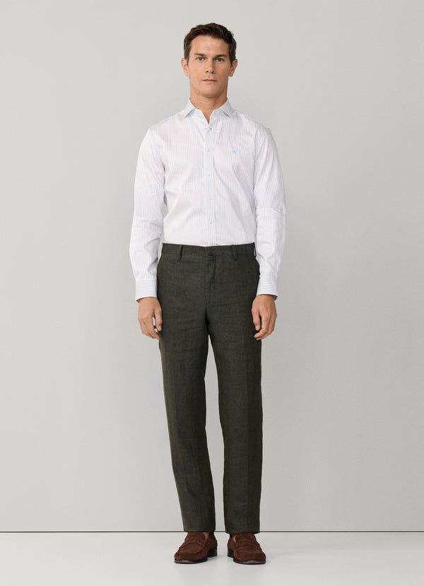 Tailored Fit City Wide Stripe Shirt