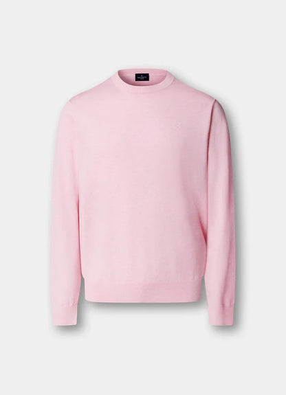 Cotton-Silk Crew-Neck Jumper