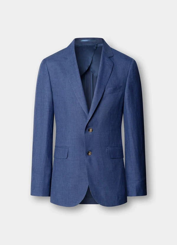 Linen-Wool Hopesack Suit - Woven In Italy