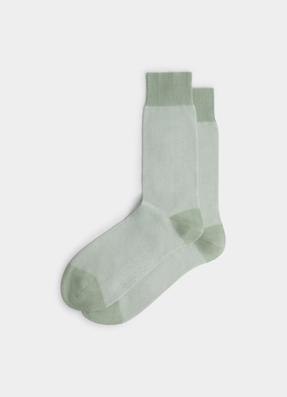 Mercerised Cotton Birdseye Socks